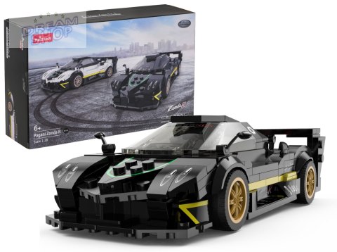 Autko 1:28 Pagani Zonda R Klocki Czarny RASTAR