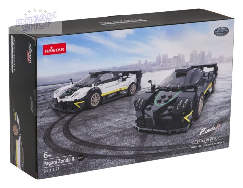 Autko 1:28 Pagani Zonda R Klocki Czarny RASTAR