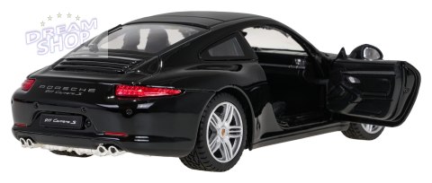 Autko Metalowe 1:24 Porsche 911 Czarne RASTAR