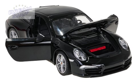 Autko Metalowe 1:24 Porsche 911 Czarne RASTAR