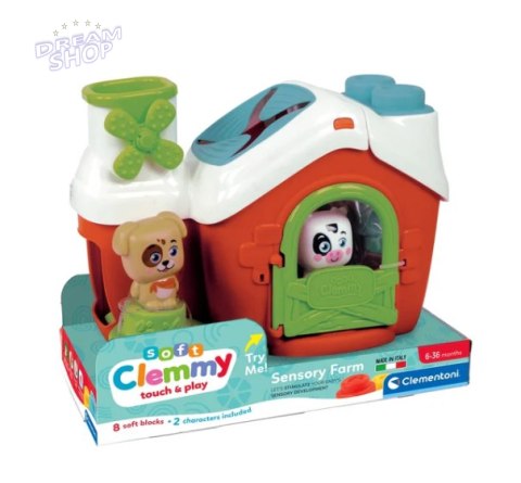 Clemmy Farma Sensoryczna Sorter Piesek Krówka Clementoni 17993