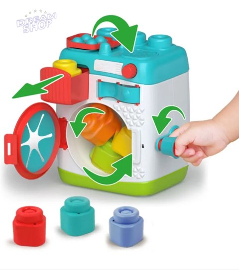 Clemmy Pralka Sensoryczna Sorter Klocki Clementoni 17582