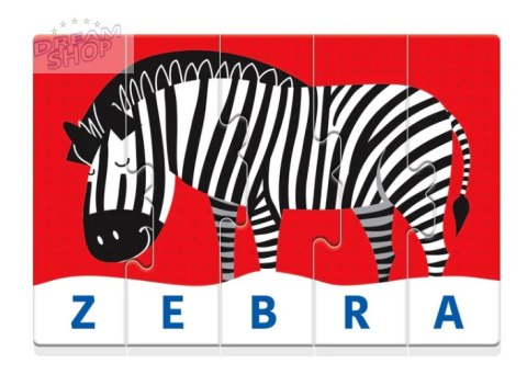 Gra edukacyjna Puzzle Moje Pierwsze Słowa Uczę się Bawiąc Język Polski Clementoni 50770