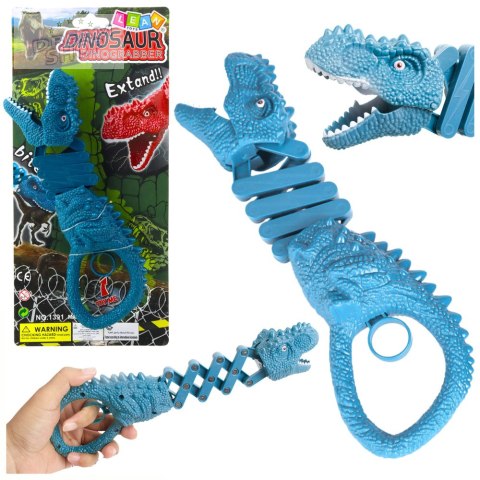 Gryzący Dinozaur Chwytak Pistolet Niebieski
