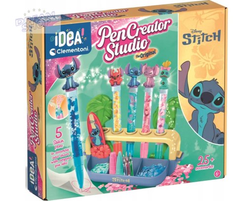 Idea Art Zestaw Fabryka Długopisów Disney Stitch Clementoni 18218