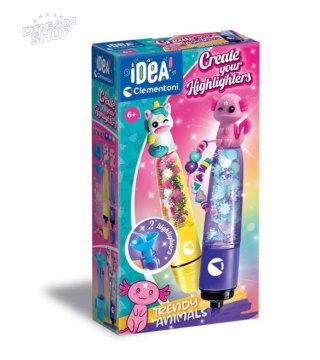 Idea Art Zestaw Mini Fabryka Markerów Magiczne Zwierzęta Clementoni 18167