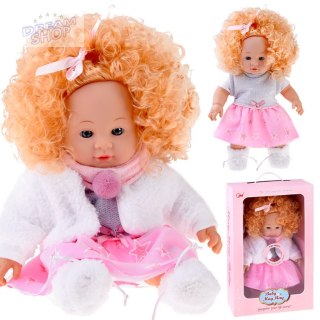Interaktywna lalka ALICJA 32cm z burzą blond włosów - mówi i gaworzy ZA5841