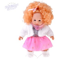 Interaktywna lalka ALICJA 32cm z burzą blond włosów - mówi i gaworzy ZA5841