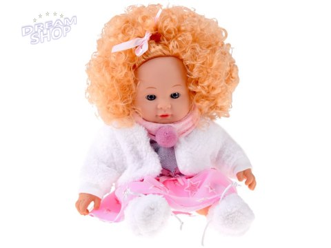Interaktywna lalka ALICJA 32cm z burzą blond włosów - mówi i gaworzy ZA5841