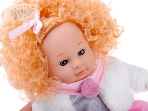 Interaktywna lalka ALICJA 32cm z burzą blond włosów - mówi i gaworzy ZA5841