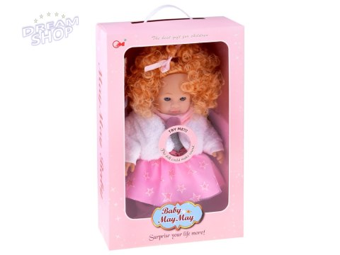 Interaktywna lalka ALICJA 32cm z burzą blond włosów - mówi i gaworzy ZA5841