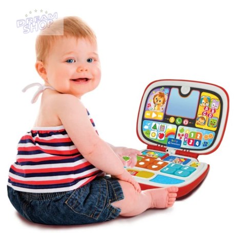 Interaktywny Laptop Komputerek Kacperek do Literek i Cyferek Język Polski Clementoni 50716 Interaktywny Laptop Komputerek Kacperek do Literek i Cyferek Język Polski Clementoni 50716