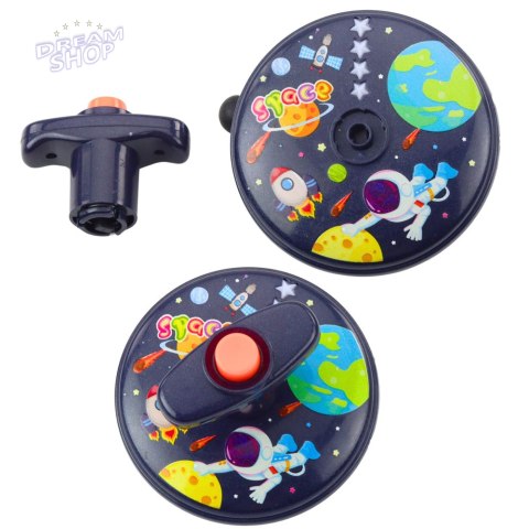 Kolorowy Świecący Dysk Kosmos Ufo Kręcący Bączek Spinning Top