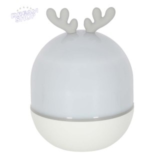 Lampka nocna projektor gwiazd LED USB obrotowy 6 motywów pilot renifer