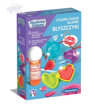 Naukowa Zabawa Zestaw Laboratorium Błyszczyki Język Polski Clementoni 50066