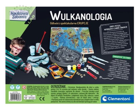 Naukowa Zabawa Zestaw Naukowy Wulkanologia Język Polski Clementoni 50893