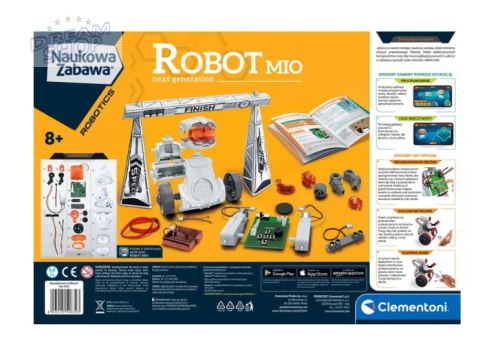 Naukowa Zabawa Zestaw Robot Mio Nowa Generacja Język Polski Clementoni 50632 Naukowa Zabawa Zestaw Robot Mio Nowa Generacja Język Polski Clementoni 50632