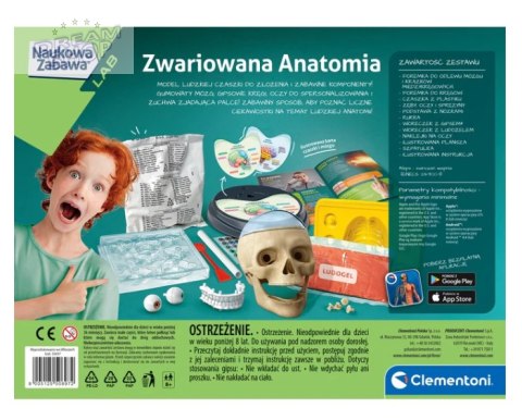 Naukowa Zabawa Zestaw Zwariowana Anatomia Język Polski Clementoni 50697