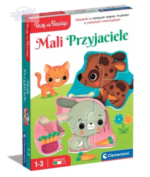 Puzzle Mali Przyjaciele Zwierzątka Farma Uczę się Bawiąc Język Polski Clementoni 50761 Puzzle Mali Przyjaciele Zwierzątka Farma Uczę się Bawiąc Język Polski Clementoni 50761