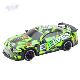 Samochód Sportowy Zdalnie Sterowany Pilot Dźwięk Zielony