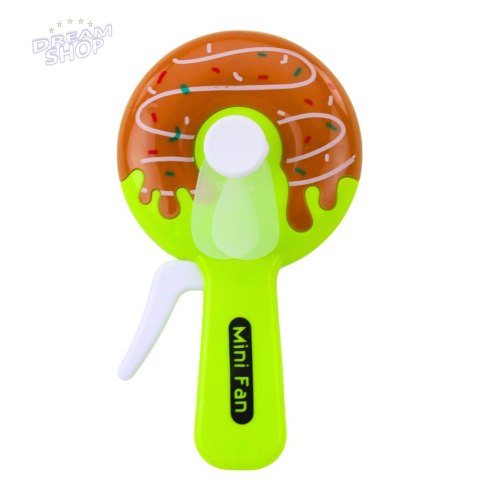 Wentylator Ręczny Mini Wiatraczek Pączek Donut Dla Dzieci 4 Wzory