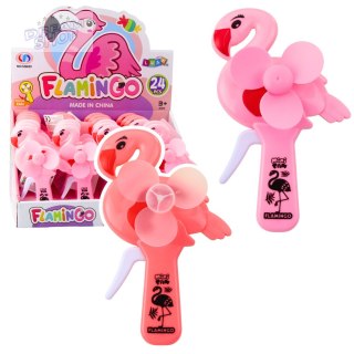 Wentylator Wiatrak Ręczny Flaming Różowy