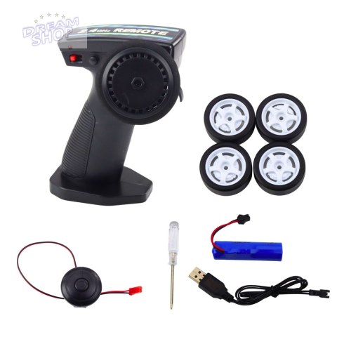 Auto Sportowe Zdalnie Sterowane RC Podświetlana Karoseria Drift Niebieskie