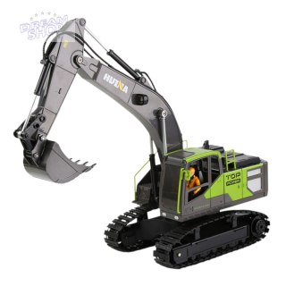 Koparka R/C Gąsienicowa Zielona 1:18