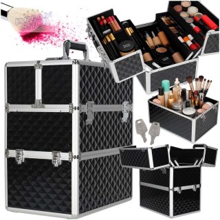Kuferek na kosmetyki walizka organizer kosmetyczny XXL 3D