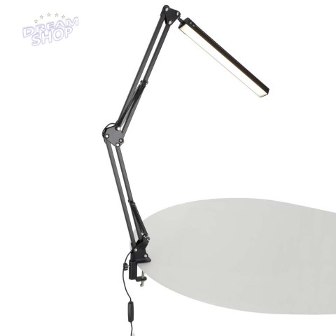 Lampka na biurko biurkowa LED USB obrotowy wysięgnik 2 sposoby mocowania