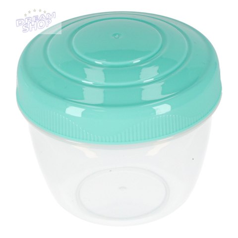 Lunch box śniadaniówka pudełko śniadaniowe z przegródkami dzielone 2200ml miętowe