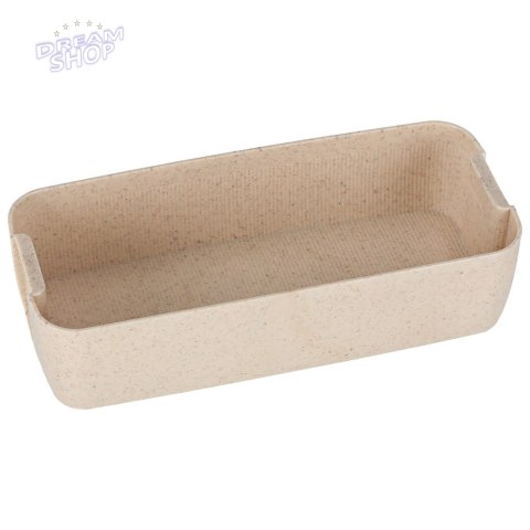 Lunch box śniadaniówka pudełko śniadaniowe z przegródkami dzielone 750ml beżowe