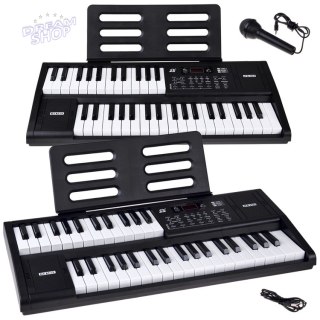 Organy KEYBOARD 61-klawiszy z funkcją podziału SPLIT + mikrofon IN0185