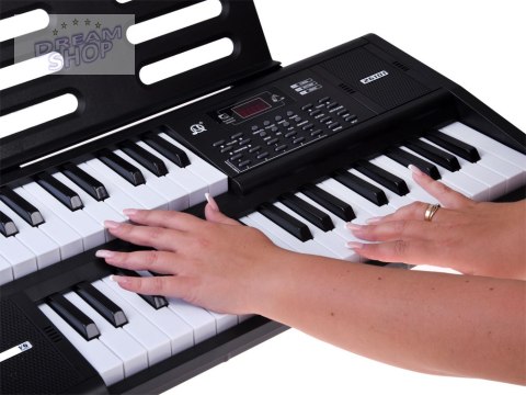 Organy KEYBOARD 61-klawiszy z funkcją podziału SPLIT + mikrofon IN0185