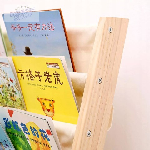 Regał na książki dla dzieci Stojak Półka Szafka Organizer Biblioteczka
