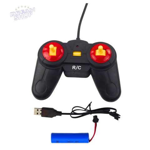 Samochód Terenowy Policyjny Zdalnie Sterowany RC Biały 1:12