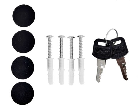 Skrzynka na listy HANS czarny z napisem