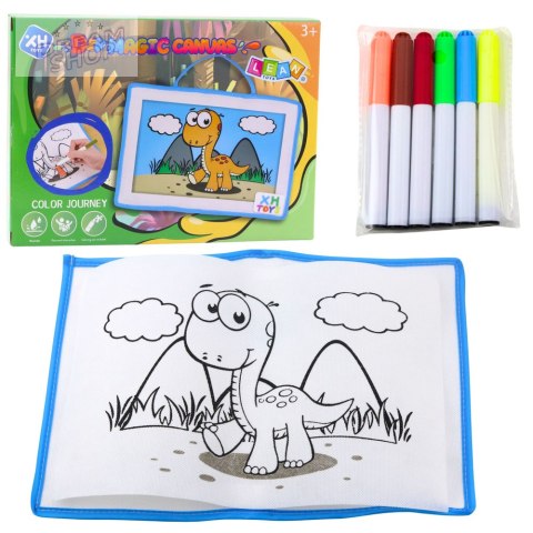 Tablica Do Malowania DIY Magiczna Płótno Pisaki Zmywalne