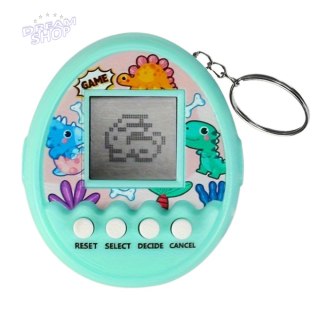 Tamagotchi Pet Egg Gra Elektroniczna 168W1 Brelok Z Dzwoneczkiem Turkusowa