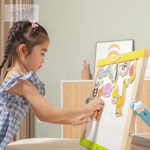 VIGA Drewniane Magnesy Zwierzęta zestaw 20 elementów