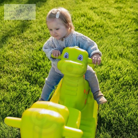 WOOPIE Bujak Wieloosobowy Dino Huśtawka Równoważna Jasno Zielony