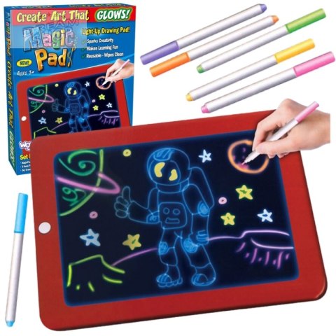 WOOPIE Magiczny Tablet Do Rysowania Neonowe Kolory