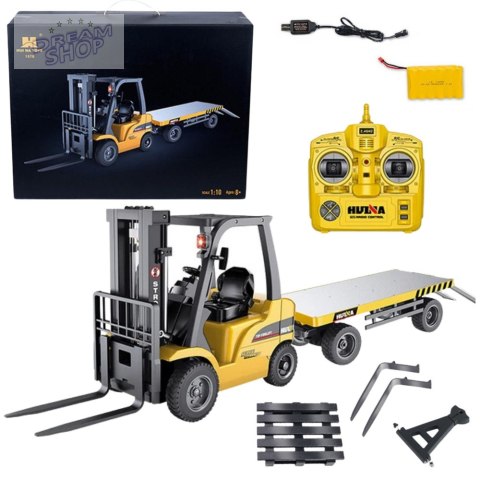 Wózek Widłowy 1:10 R/C z Przyczepką