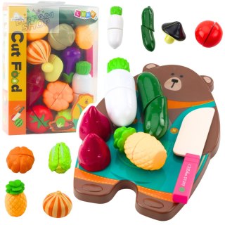 Zestaw Do Krojenia Warzywa Deska Nóż Akcesoria Edukacyjne Dla Dzieci