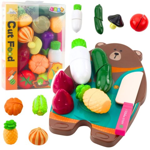 Zestaw Do Krojenia Warzywa Deska Nóż Akcesoria Edukacyjne Dla Dzieci