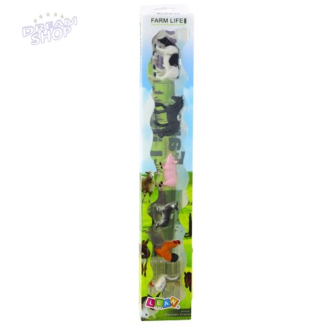 Zestaw Mini Figurki Krowa Koń Świnia Pies Kogut Gęś 3-5cm 6szt.