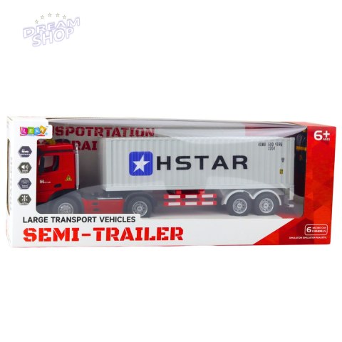 Ciężarówka z Kontenerem Zdalnie Sterowana RC 6CH Kąt Skrętu 270°