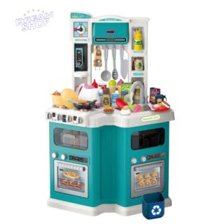 Duża Kuchnia Dla Dzieci Home Chef Dźwięki Gotowania Akcesoria 109 el.
