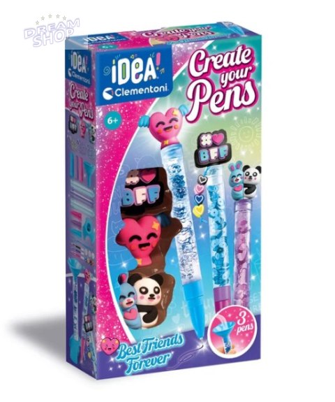 Idea Art Zestaw Mini Fabryka Długopisów Najlepsi Przyjaciele Clementoni 18162 Idea Art Zestaw Mini Fabryka Długopisów Najlepsi Przyjaciele Clementoni 18162