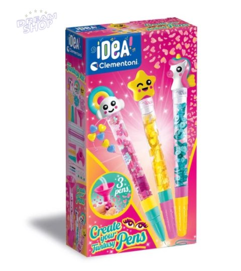 Idea Art Zestaw Mini Fabryka Fantazyjnych Długopisów Clementoni 18831 Idea Art Zestaw Mini Fabryka Fantazyjnych Długopisów Clementoni 18831
